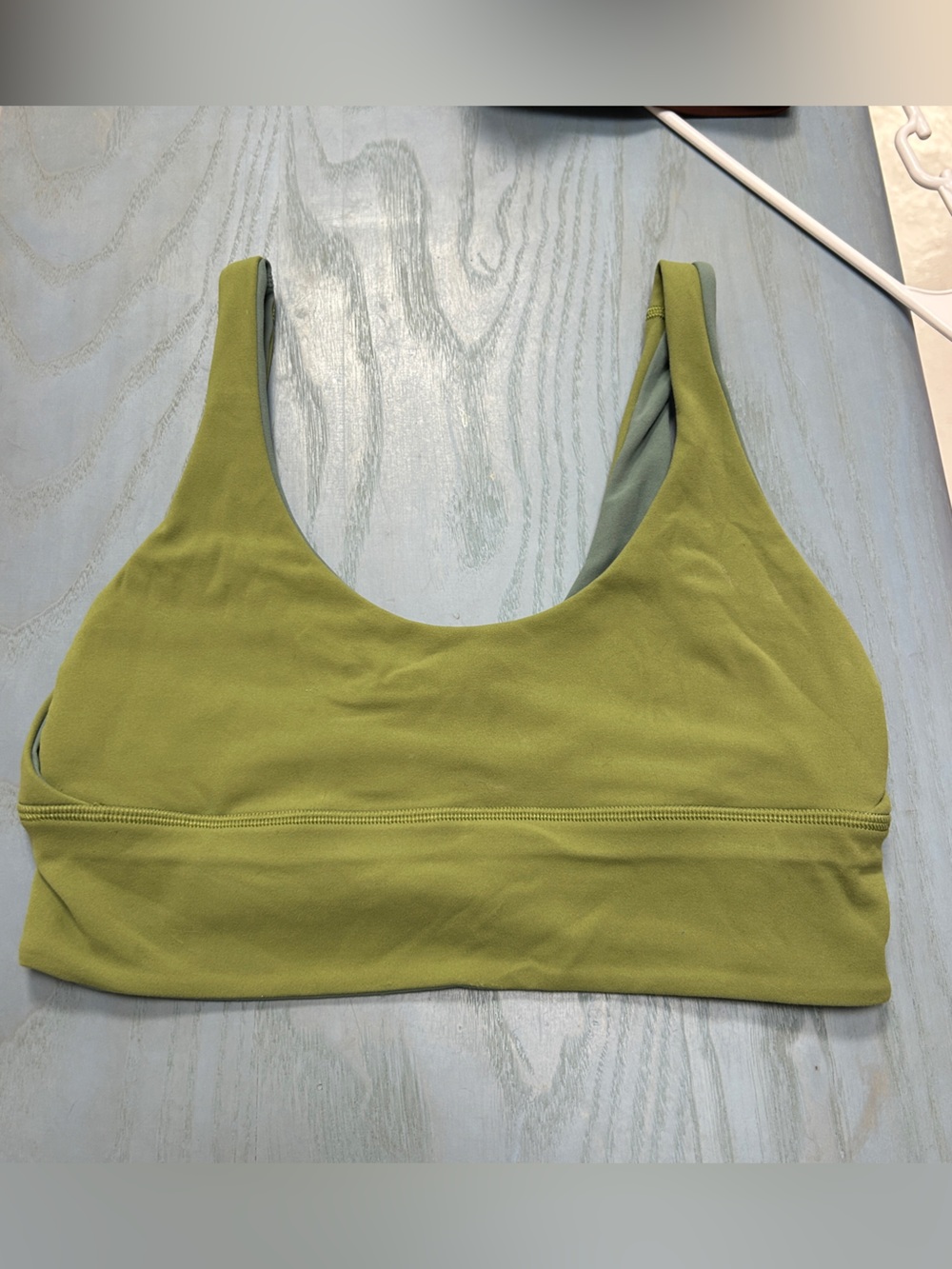 Lululemon align bra Sz. 8 green reversible